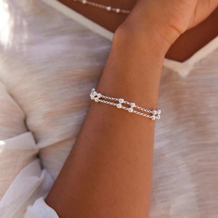 Najo Mattina Silver Bracelet (19cm + ext)