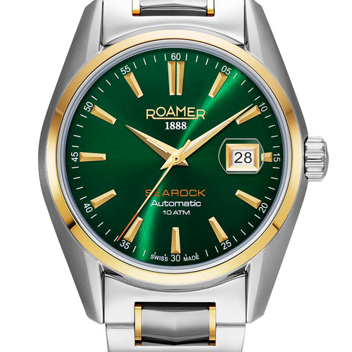 Roamer Swiss Made Searock Automatic Green Watch