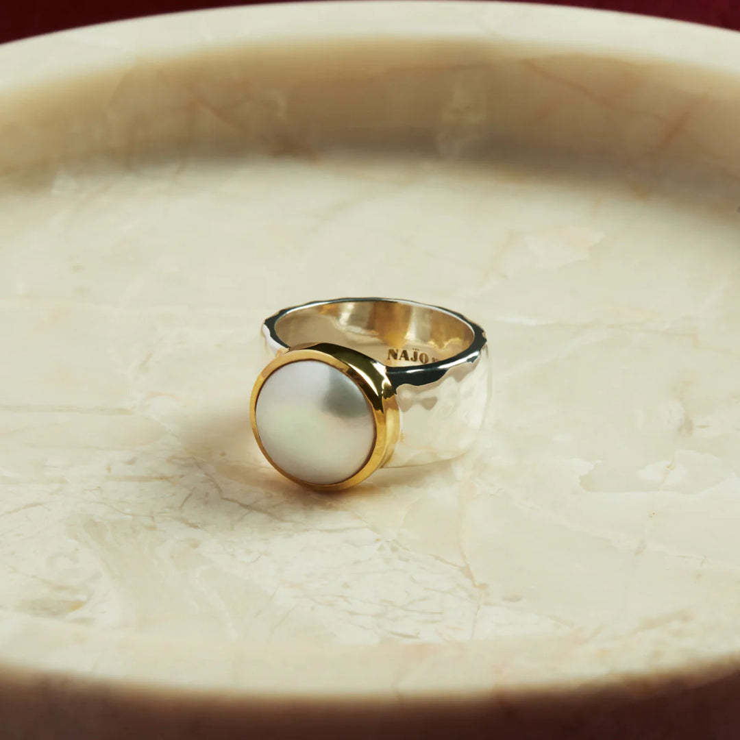 Najo Chroma 2-Tone Pearl Ring