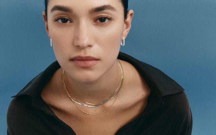 Kirstin Ash Elemental Hoops Sterling Silver