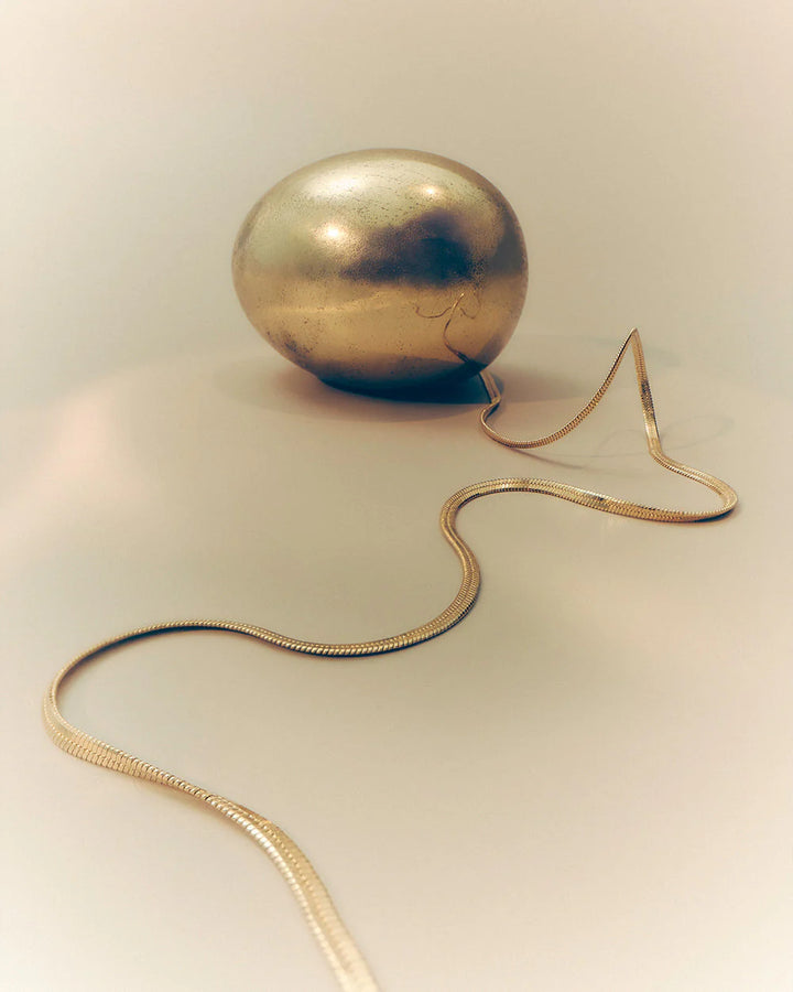 Kirstin Ash Elemental Herringbone Chain Gold Plated