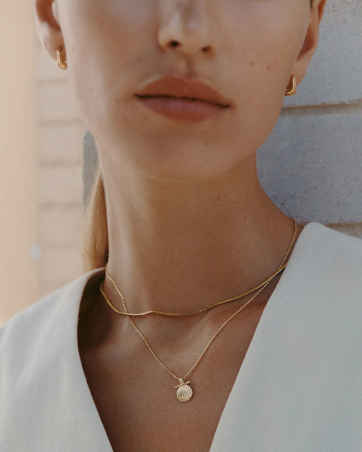 Kirstin Ash Rise Hoops  18ct Gold Plated