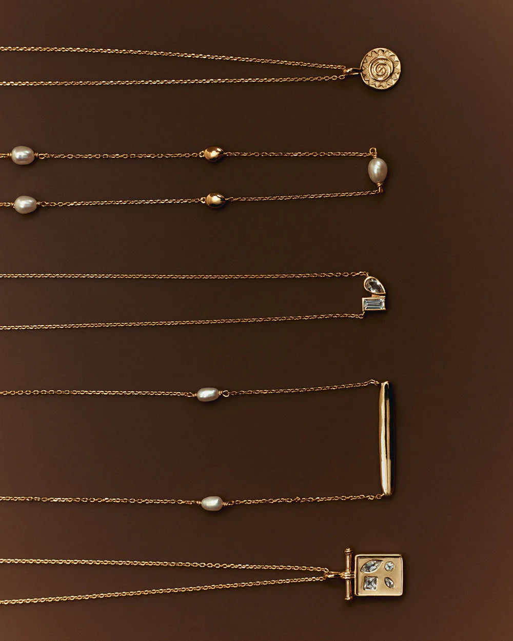 Kirstin Ash Maris Necklace 18ct Gold Plated