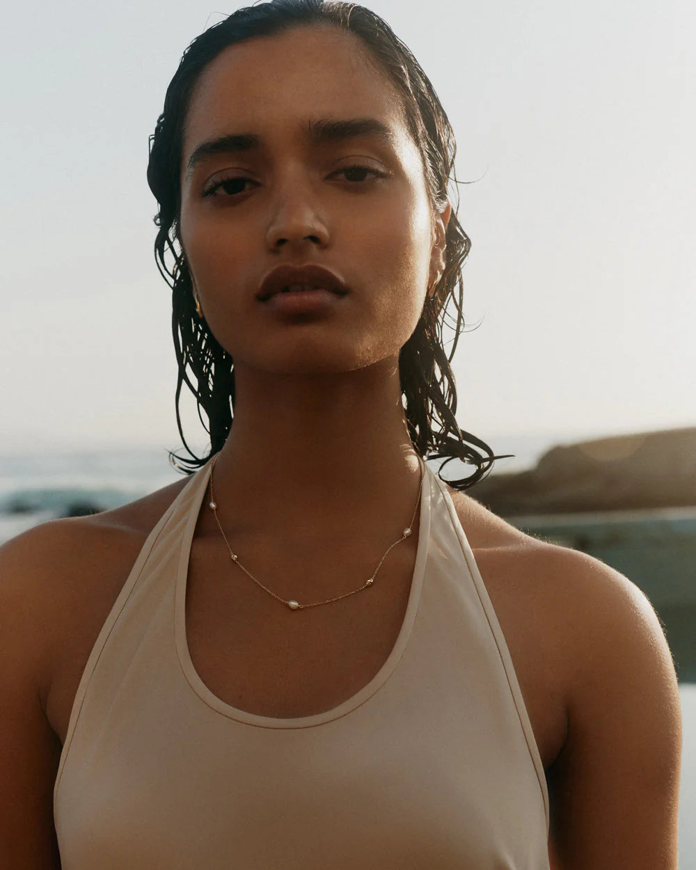 Kirstin Ash Maris Necklace 18ct Gold Plated