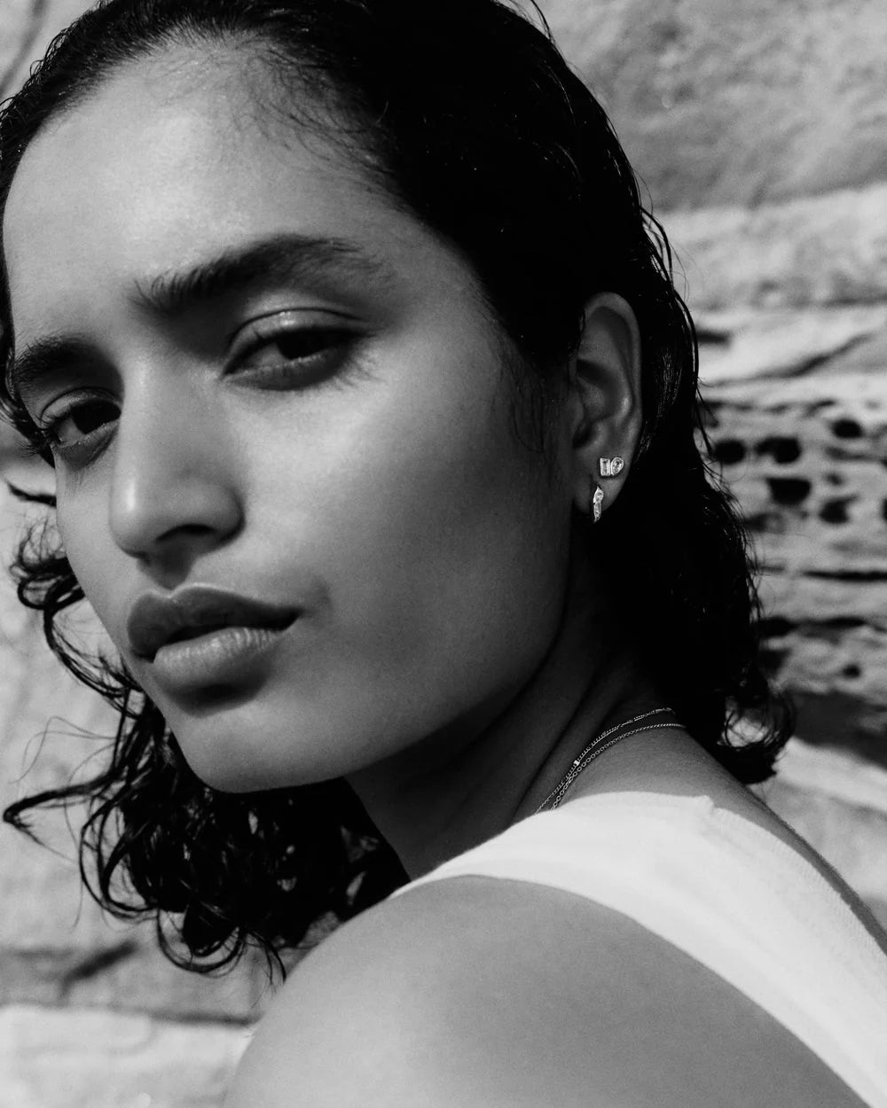 Kirstin Ash Place Hoops Sterling Silver