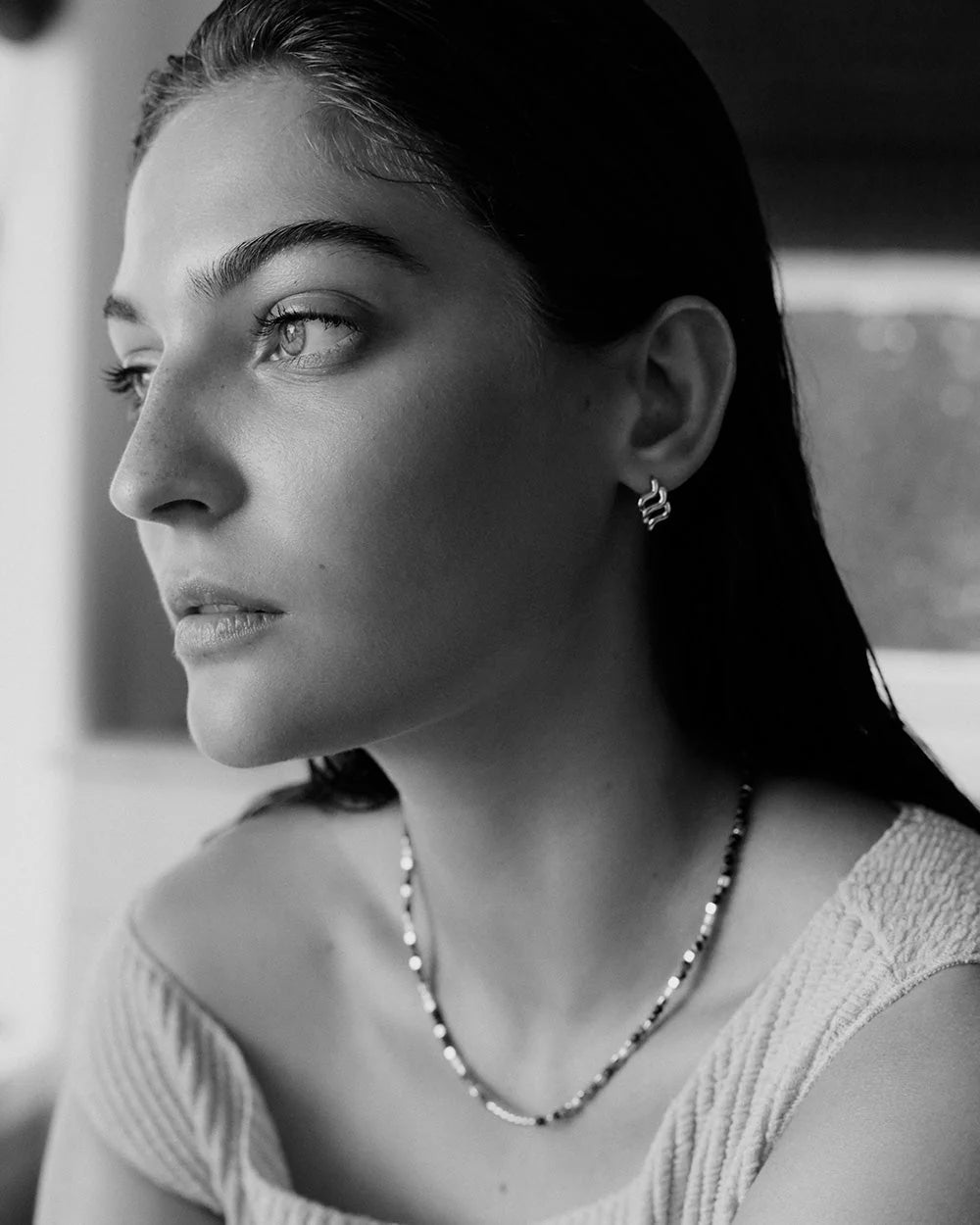 Kirstin Ash Arise Oversized Studs Sterling Silver