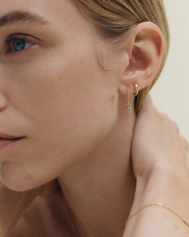 Kirstin Ash Lumen Chain Studs Gold Plated