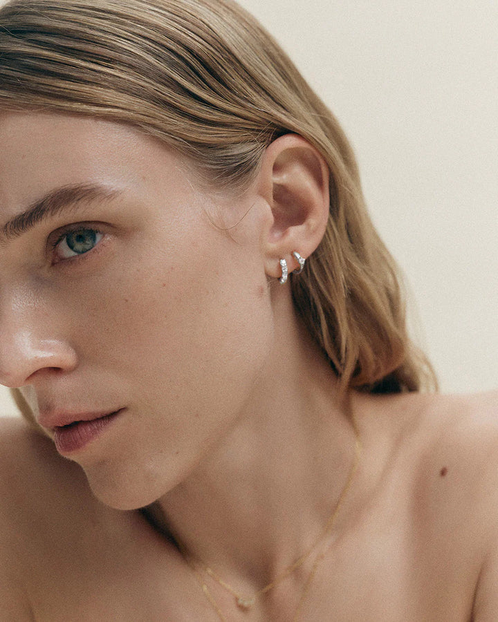 Kirstin Ash Aquila Huggies Sterling Silver