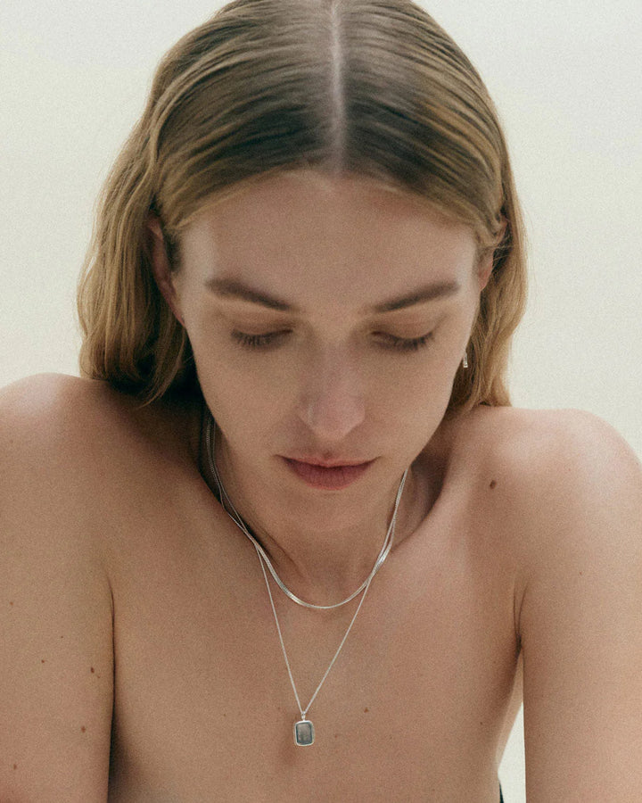 Kirstin Ash Alignment Chain Necklace Sterling Silver