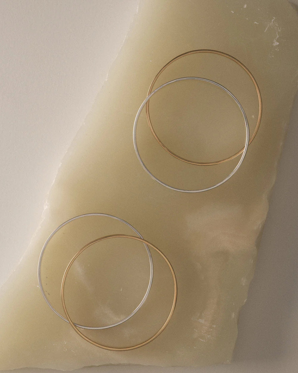 Kirstin Ash Contour Bangle Gold Plated