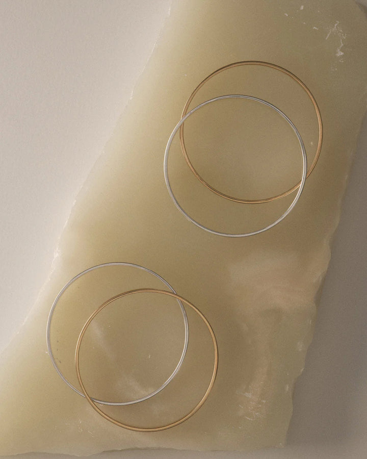 Kirstin Ash Contour Bangle Gold Plated