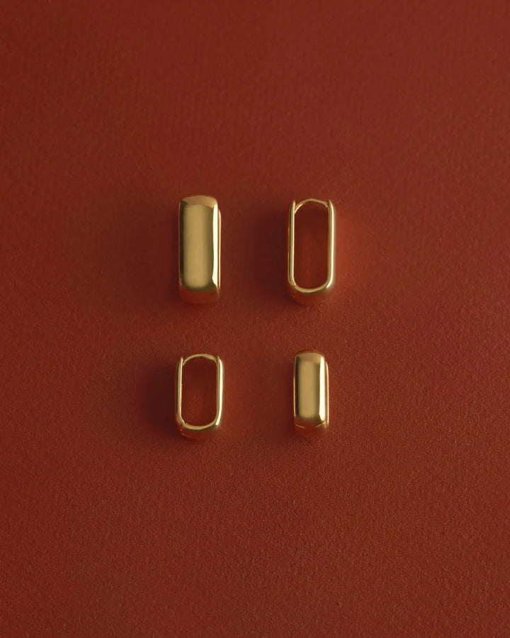 Kirstin Ash 18k Gold Plated Symphony Hoops Small