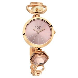 Titan Raga Moments Of Joy Mother of Pearl Dial Women Watch With Metal Strap