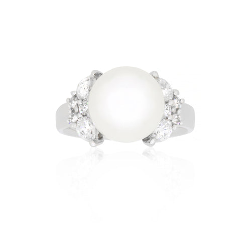 18ct White Gold South Sea Pearl Ring
