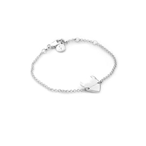 Stolen Silver Sinister Heart Bracelet