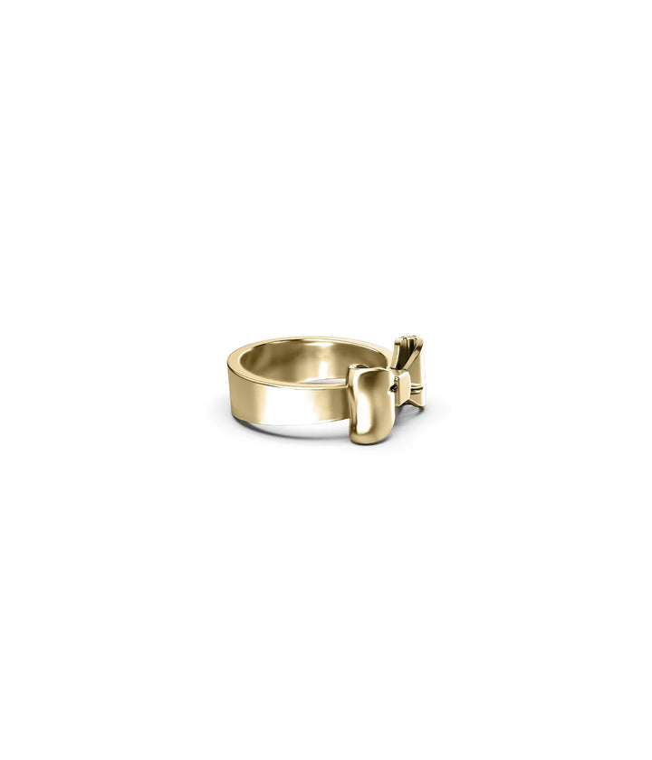 Stolen Gold Plated Bow Ring