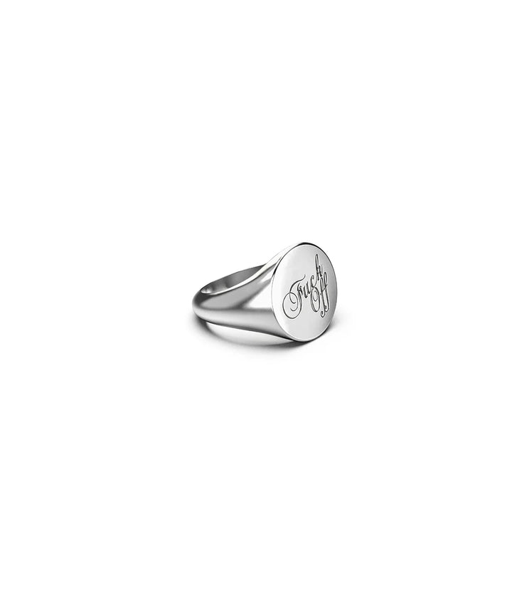 Stolen Silver Warm Welcome Signet Ring