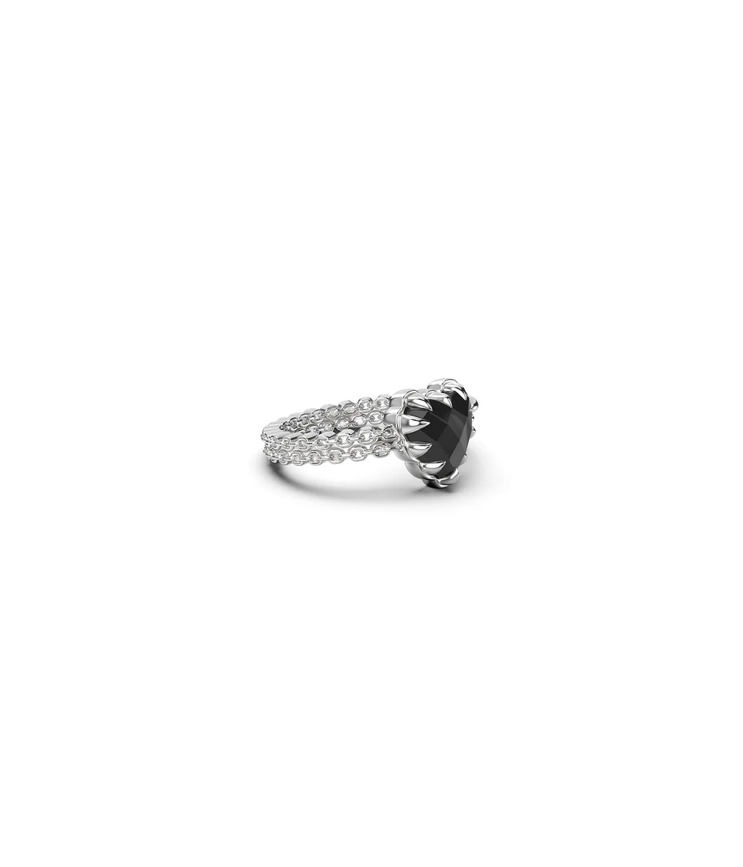 Stolen Mini Love Claw Ring - Onyx