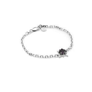 Stolen Silver Punk Rose Bracelet