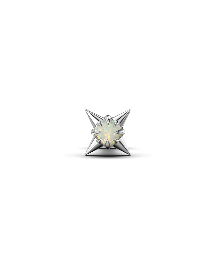 Stolen Gothic Star Flat Back Earring (Single)
