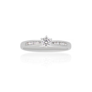 18ct White Gold Avon Diamond Ring