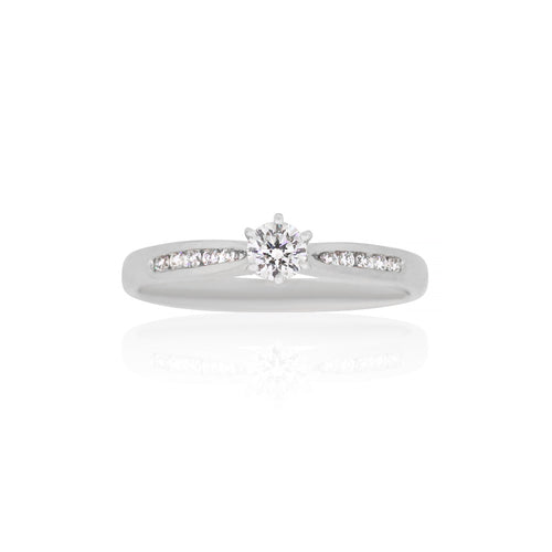 18ct White Gold Avon Diamond Ring