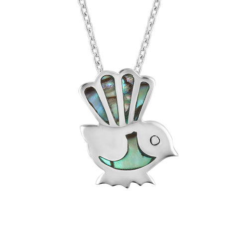 ARGENTO PAUA FANTAIL NECKLACE