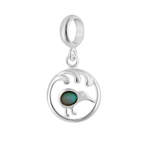 ARGENTO PAUA KIWI ROUND PENDANT