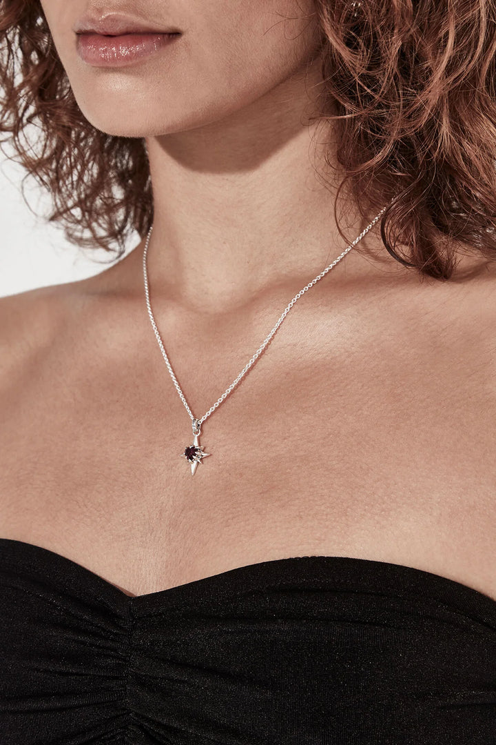 Stolen Silver Gothic Star Necklace