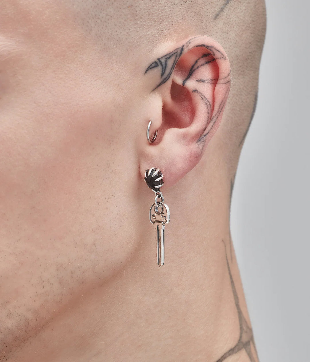 Stolen Master Key Drop Earrings