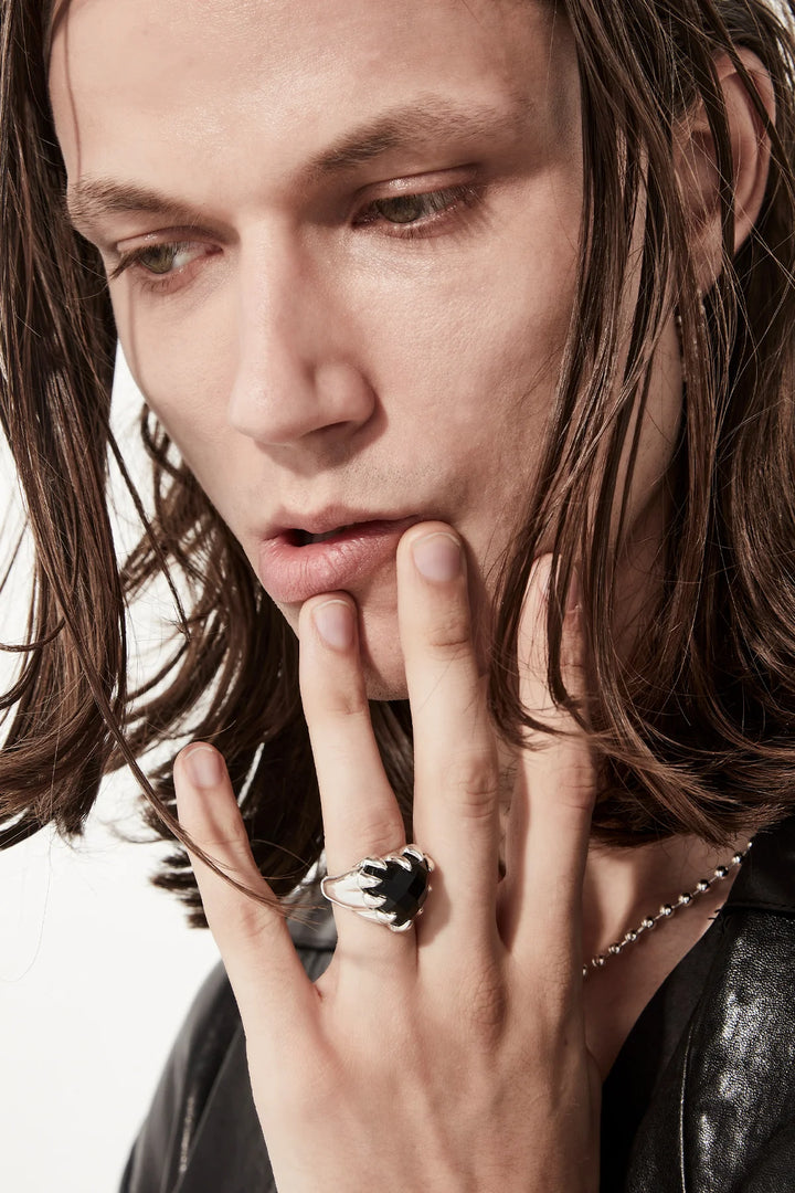 Stolen Silver Love Claw Cocktail Ring