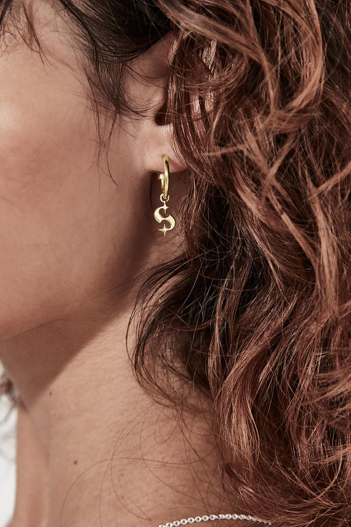 Stolen Gold Plated Hidden Heart Anchor Sleepers