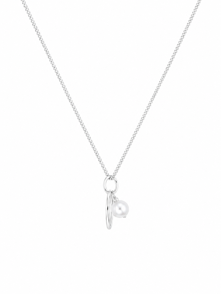 LT Sterling Silver Risa Freshwater Pearl Necklace