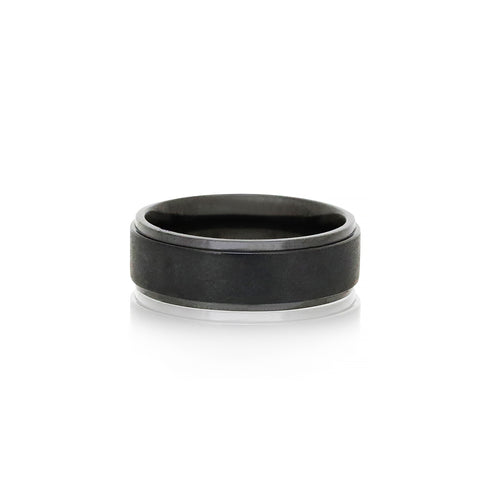 Black Zirconium Vanguard 7mm Ring