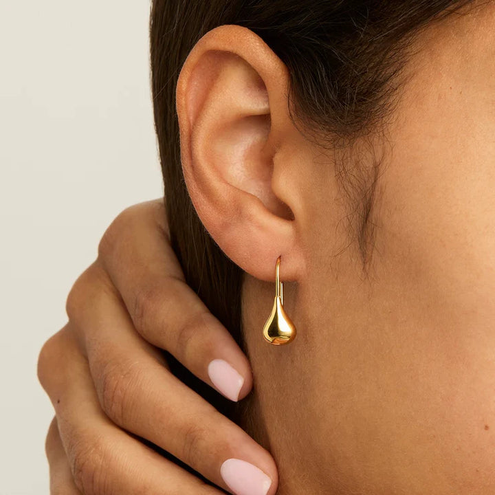 Najo Baby Tears Yellow Gold Earring