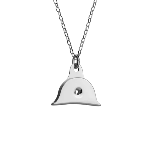 Evolve Statement Shephards Whistle Silver Necklace