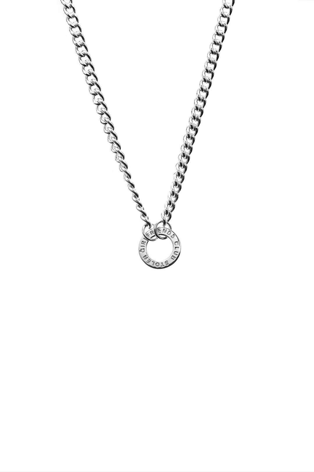 Stolen Silver Halo Necklace