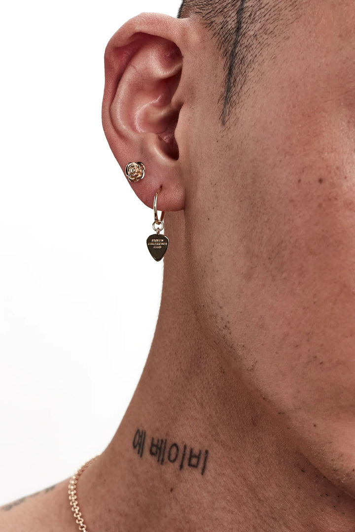 Stolen Gold Plated Rose Bud Earrings