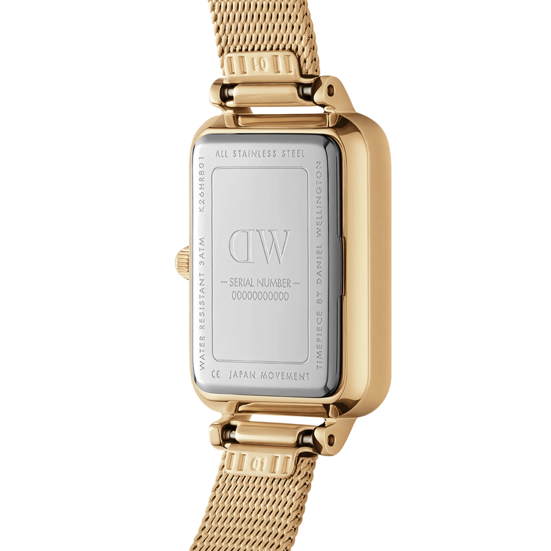 Daniel Wellington Quadro Lumine Pressed Evergold 26x20mm