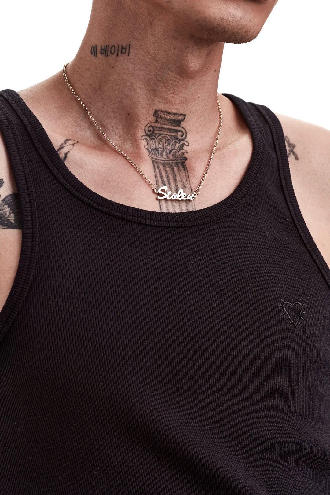 Stolen Gold Plated Script Necklace