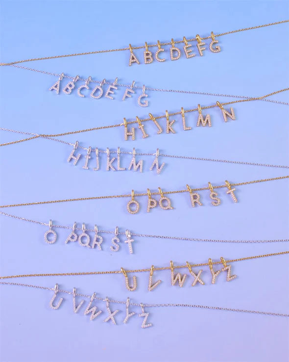 Ania Haie Star Gold Plated E Initial 40.5cm Necklace (+7.5cm extension)