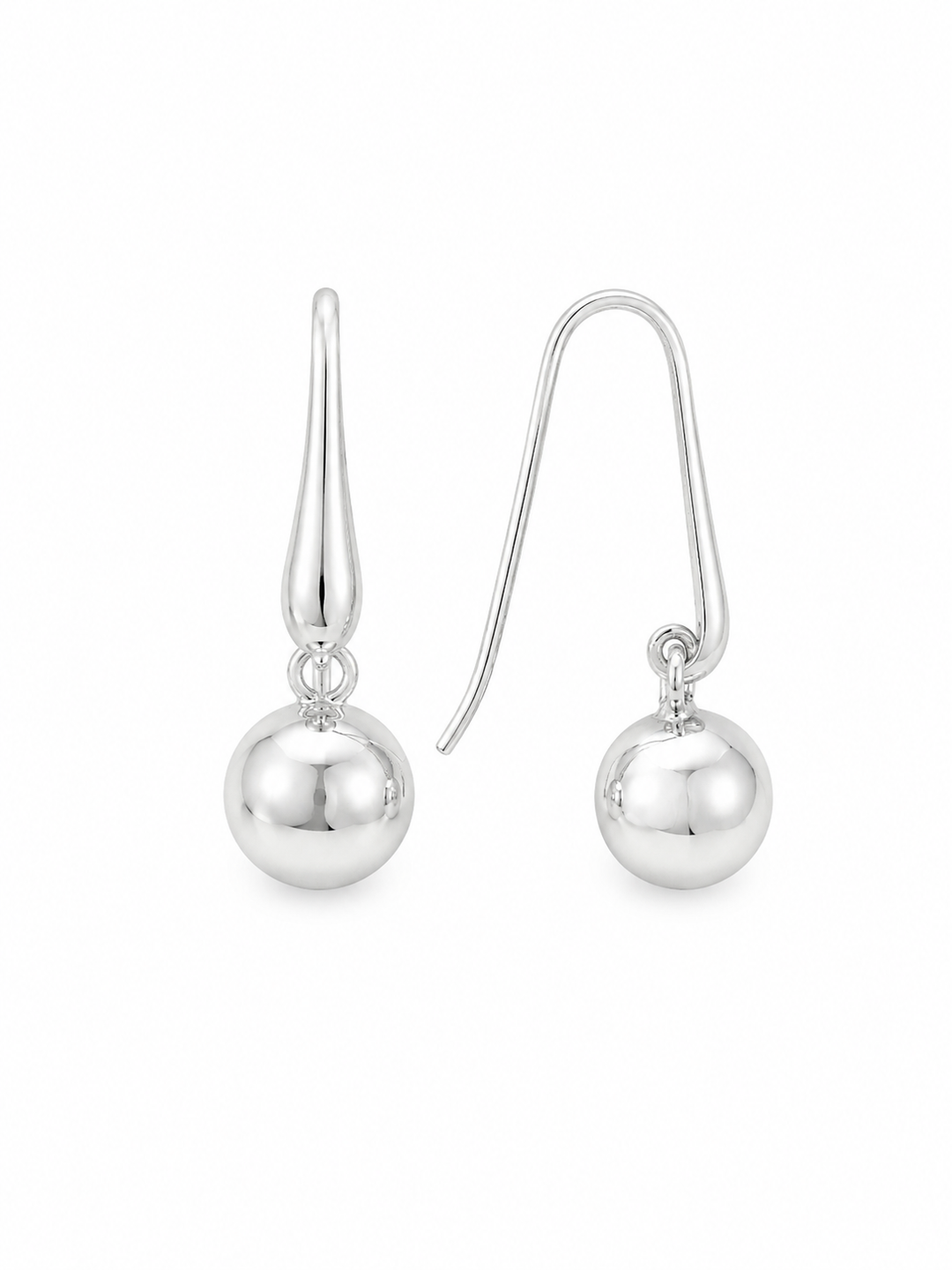LT Sterling Silver Italian Campanella Earrings