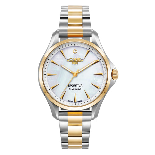 Roamer Swiss Made Sportivo Diamond Two Tone Watch