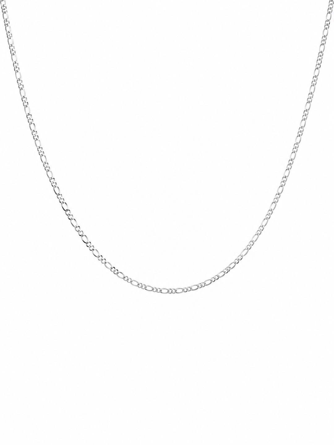 LT Sterling Silver Figaro Chain