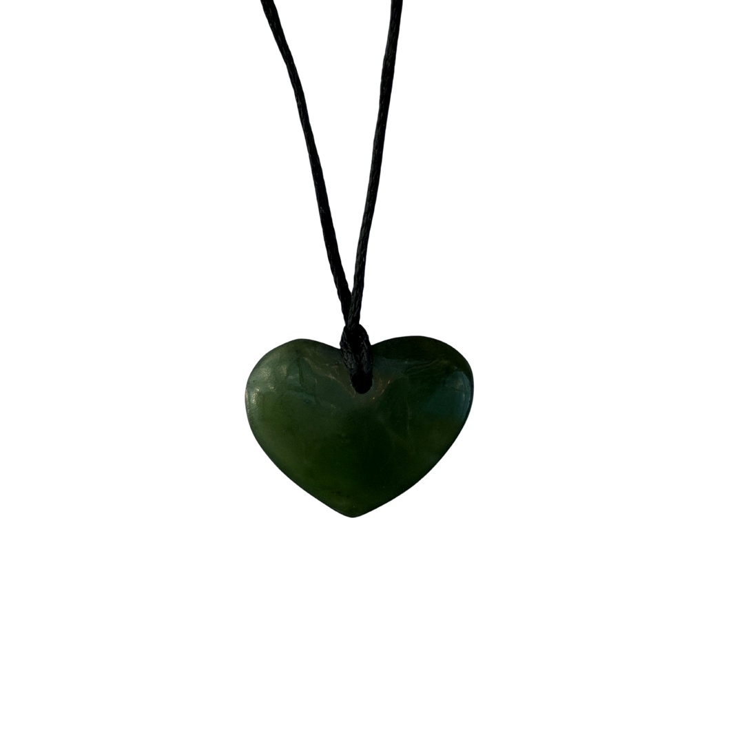 Jade Pendant - Manawa / Heart  20mm