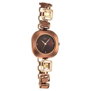 Titan Raga Love All Brown Dial Analogue Metal Strap watch for WoMen