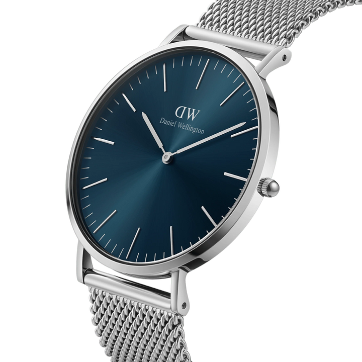 Daniel Wellington Classic Mesh Arctic & Silver 40mm