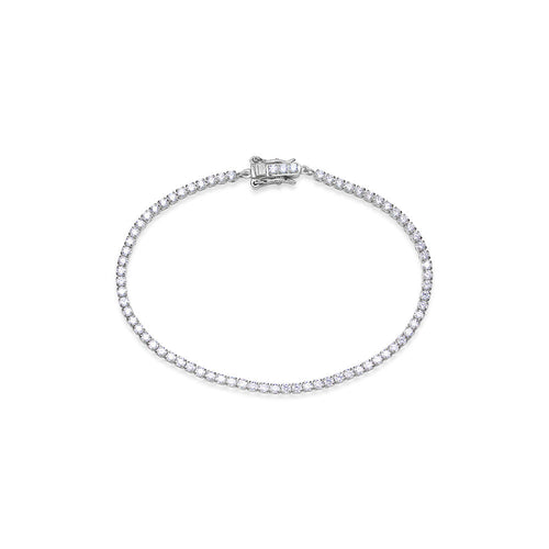 ARGENTO SILVER PALOMA CZ TENNIS BRACELET 2MM