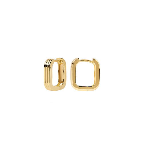 Gold Plated Super Future Nova Earrings