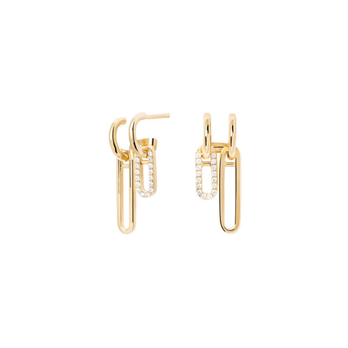 Gold Plated Nexa Earring
